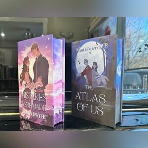 Fairyloot - The Atlas Of Us & Some Mistakes Were Made by Kristin Dwyer SIGNED